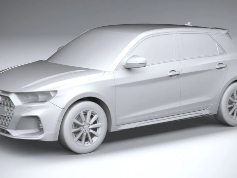 Audi A1 Basic 2024 3D Model