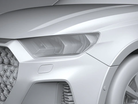 Audi A1 Basic 2024 3D Model