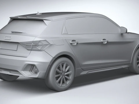 Audi A1 Basic 2024 3D Model