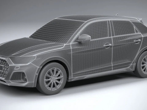 Audi A1 Basic 2024 3D Model