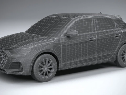 Audi A1 Basic 2024 3D Model