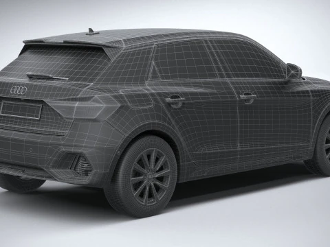 Audi A1 Basic 2024 3D Model