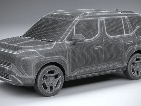 KIA Syros 2025 3D Model
