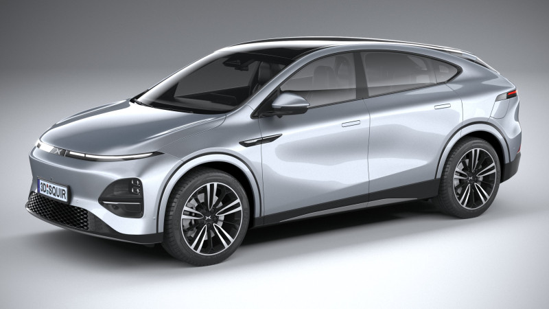 Xpeng G6 2025 Model 3D .c4d .max .obj .3ds .fbx .stl .blend