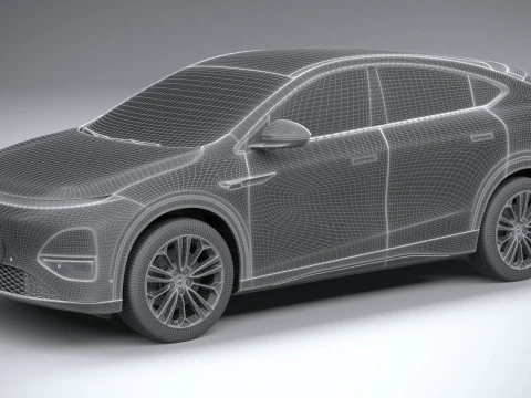 Xpeng G6 2025 3D Model