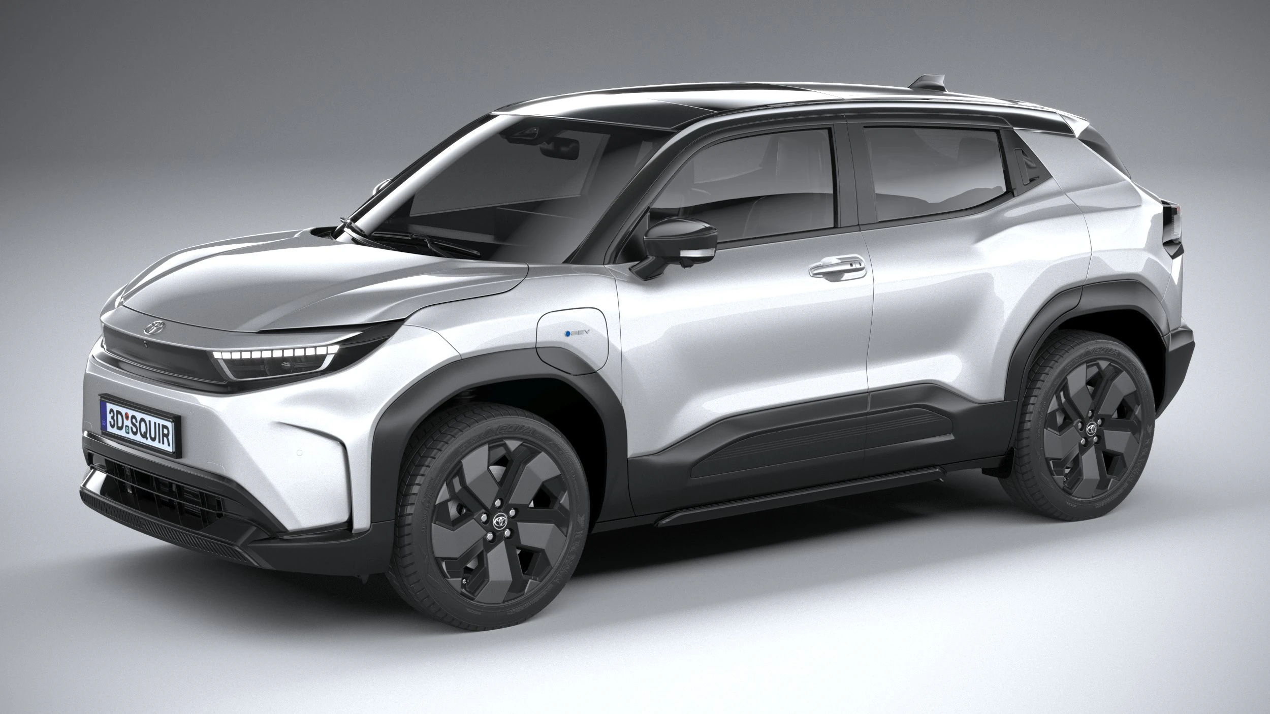 Toyota Urban Cruiser 2025 3D Model .c4d .max .obj .3ds .fbx .stl .blend 