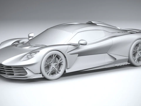 Aston Martin Valhalla 2026 3D Model