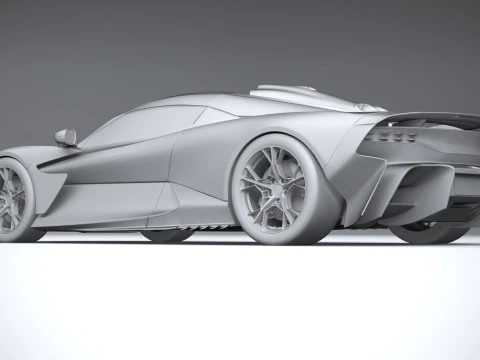 Aston Martin Valhalla 2026 3D Model