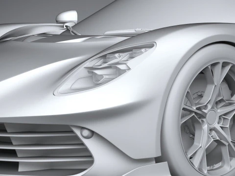 Aston Martin Valhalla 2026 3D Model