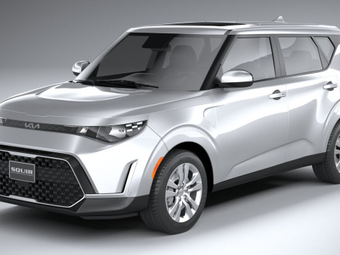 KIA Soul 2024 3D Модель