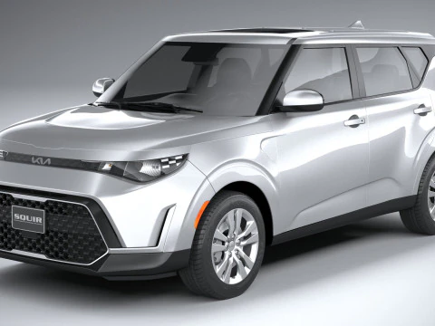 KIA Soul 2024 3D Model