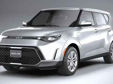 KIA Soul 2024 3D Model