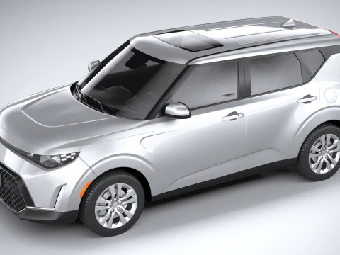 KIA Soul 2024 3D Model