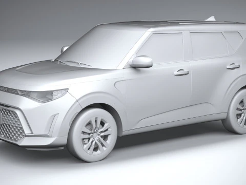 KIA Soul 2024 3D Model