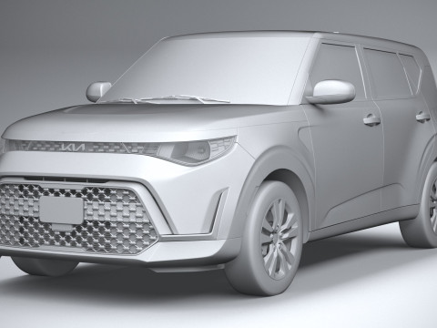KIA Soul 2024 3D Модель