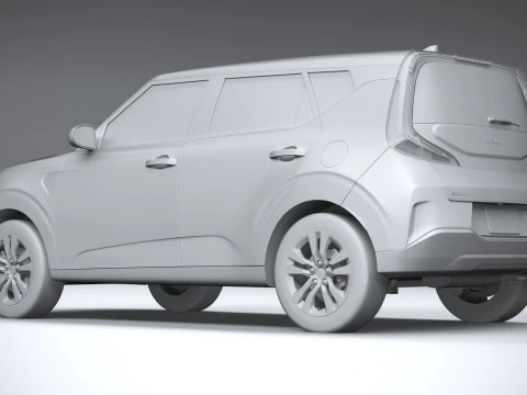 KIA Soul 2024 3D Model