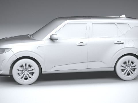 KIA Soul 2024 3D Модель