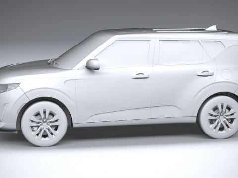 KIA Soul 2024 3D Model