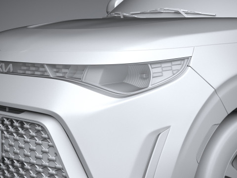 KIA Soul 2024 3D Модель