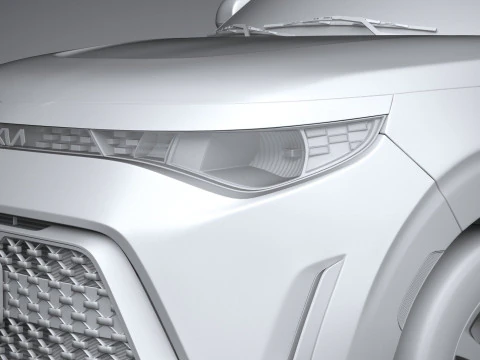 KIA Soul 2024 3D Model