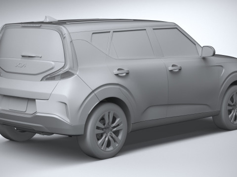 KIA Soul 2024 3D Модель