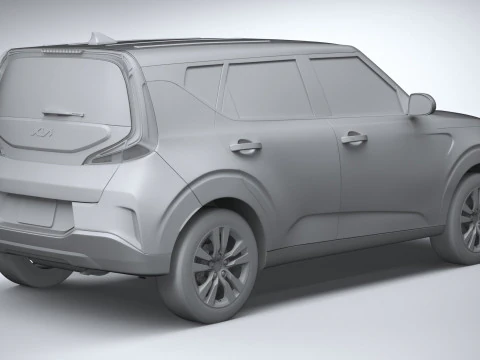 KIA Soul 2024 3D Model