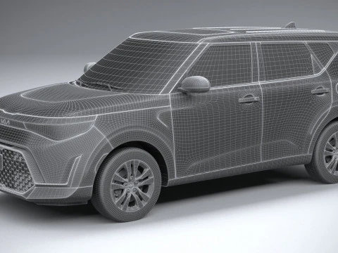KIA Soul 2024 3D Model
