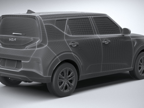 KIA Soul 2024 3D Модель