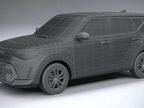 KIA Soul 2024 3D Model
