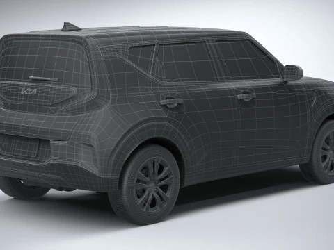 KIA Soul 2024 3D Model