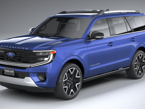 Expedition Platinum 2025 3D 모델