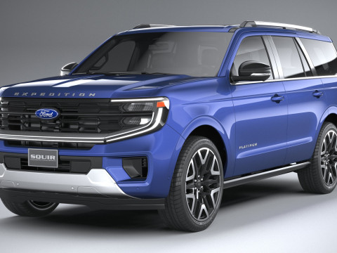 Expedition Platinum 2025 3D 모델