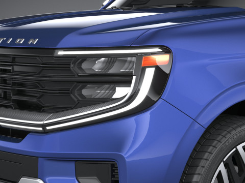 Expedition Platinum 2025 3D 모델