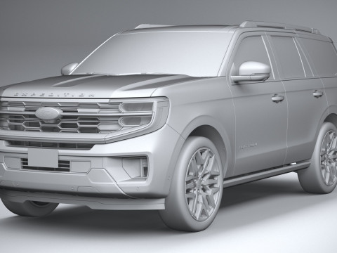 Expedition Platinum 2025 3D 모델