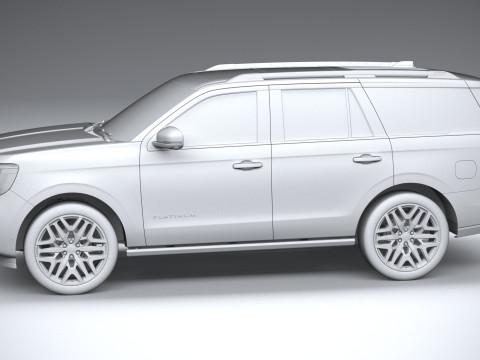Expedition Platinum 2025 3D 모델