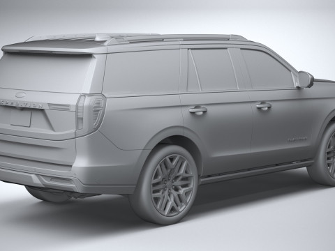 Expedition Platinum 2025 3D 모델