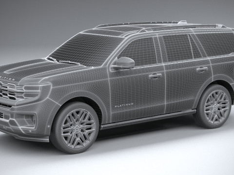 Expedition Platinum 2025 3D 모델