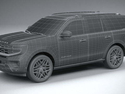 Expedition Platinum 2025 3D 모델