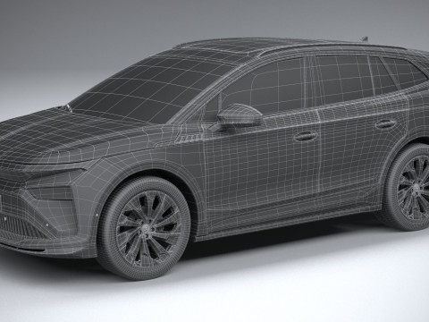 Skoda Enyaq 2025 3D Модель