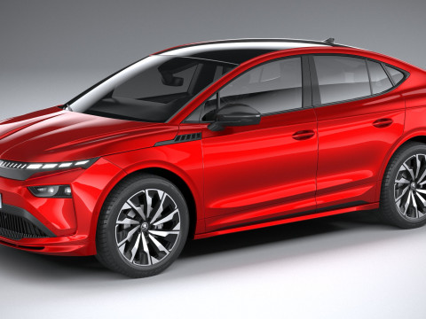 Skoda Enyaq Coupe 2025 3D Model