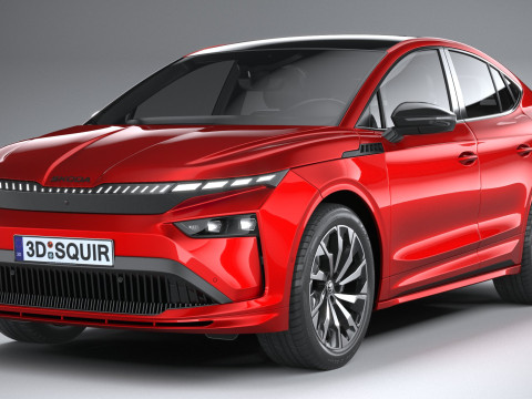 Skoda Enyaq Coupe 2025 3D Модель