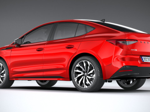 Skoda Enyaq Coupe 2025 3D Модель