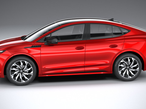 Skoda Enyaq Coupe 2025 3D Модель