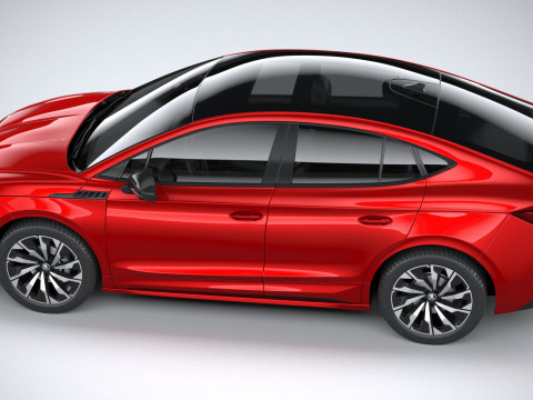 Skoda Enyaq Coupe 2025 3D Модель