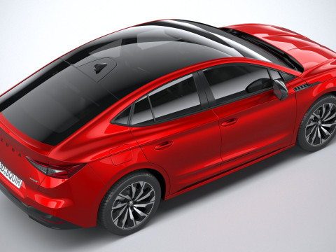 Skoda Enyaq Coupe 2025 3D Модель