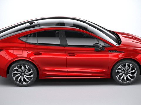 Skoda Enyaq Coupe 2025 3D Модель