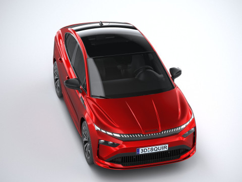 Skoda Enyaq Coupe 2025 3D Модель