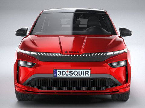 Skoda Enyaq Coupe 2025 3D Модель