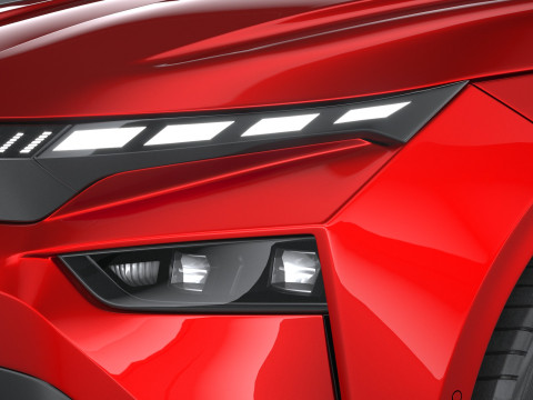 Skoda Enyaq Coupe 2025 3D Модель