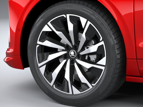 Skoda Enyaq Coupe 2025 3D Модель